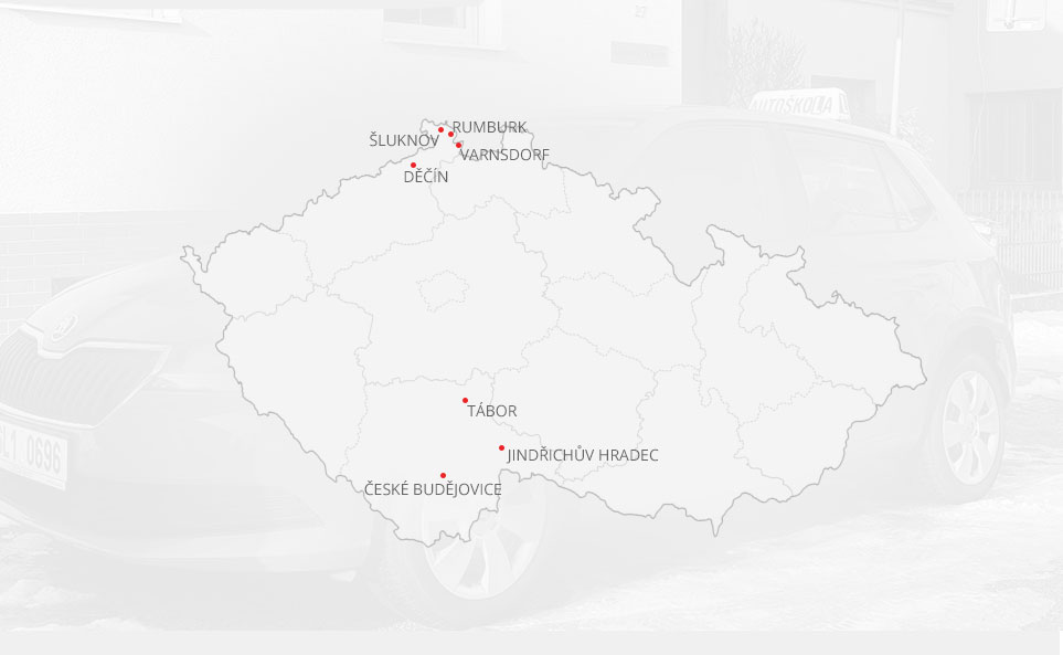 Kde najdete autoškolu LUKAS- mapka