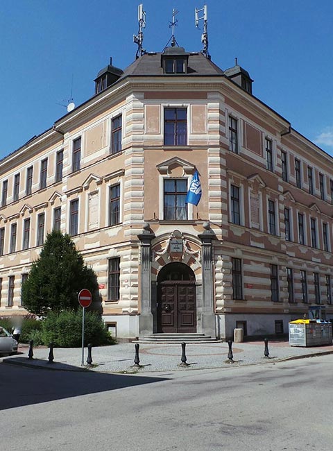 Gymnázium České Budějovice - učebna autoškoly LUKAS
