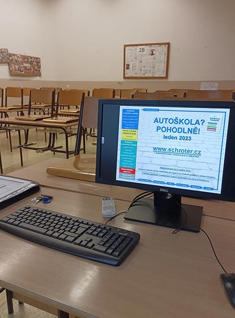 Učebna autoškoly LUKAS - Tábor
